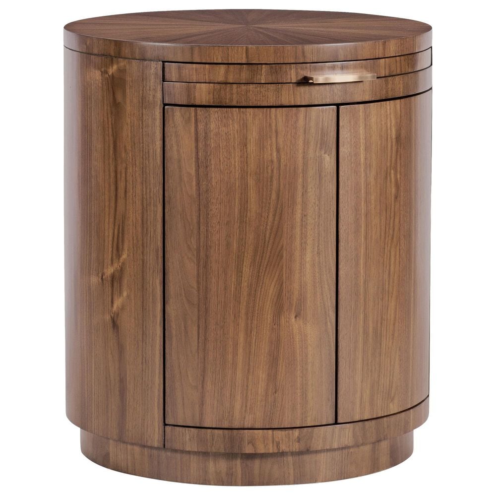 Hooker Furniture Eleana Round Nightstand in Light Caramel, , large