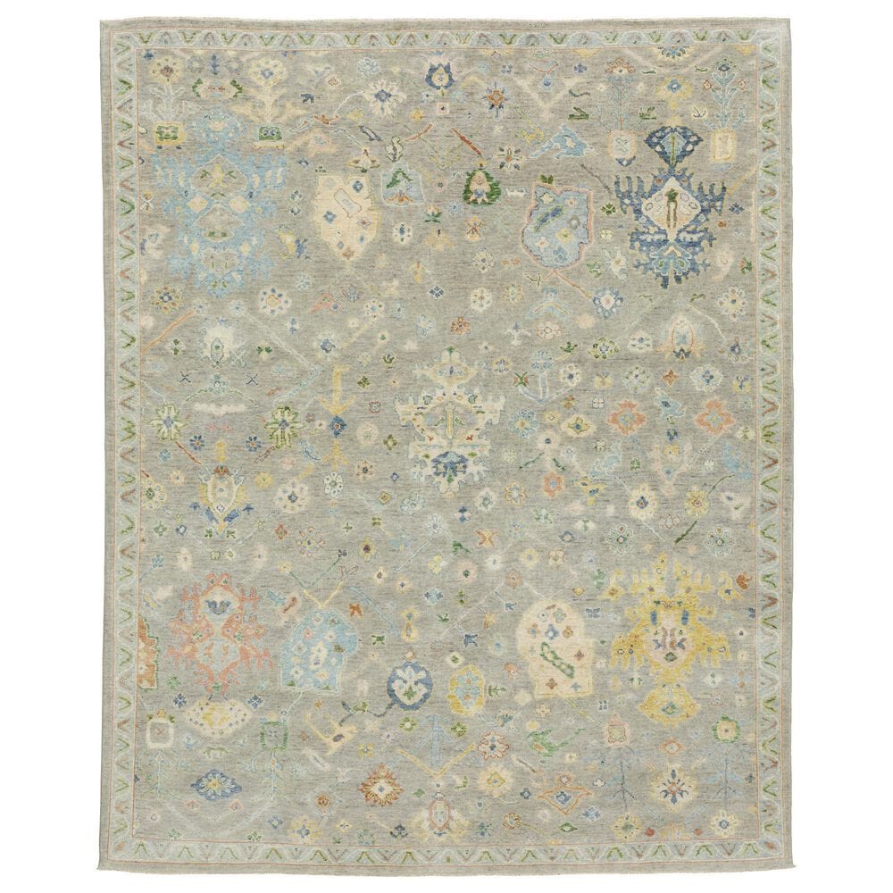 Oriental Weavers Palace Grey and Blue 8" x 10" Area Rug, , large