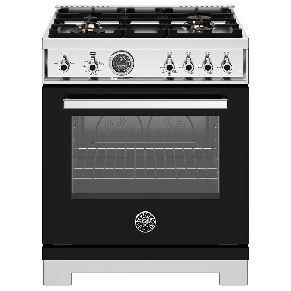 Bertazzoni Professional 4.7 Cu.Ft. Gas Range with Convection in Nero, , large