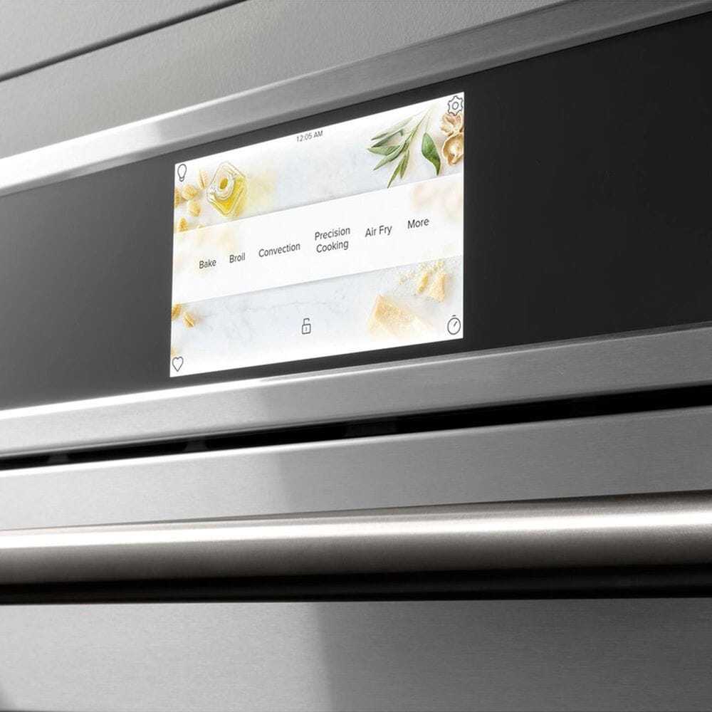 Cafe 2-Piece Kitchen Package with 30" Smart Built-In Convection Double Wall Oven and 36" Gas Cooktop in Stainless Steel, , large