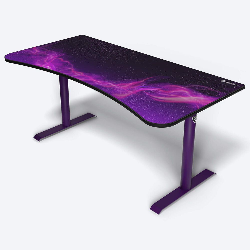 Arozzi Arena Special Edition Galaxy Gaming Desk in Deep Purple, , large