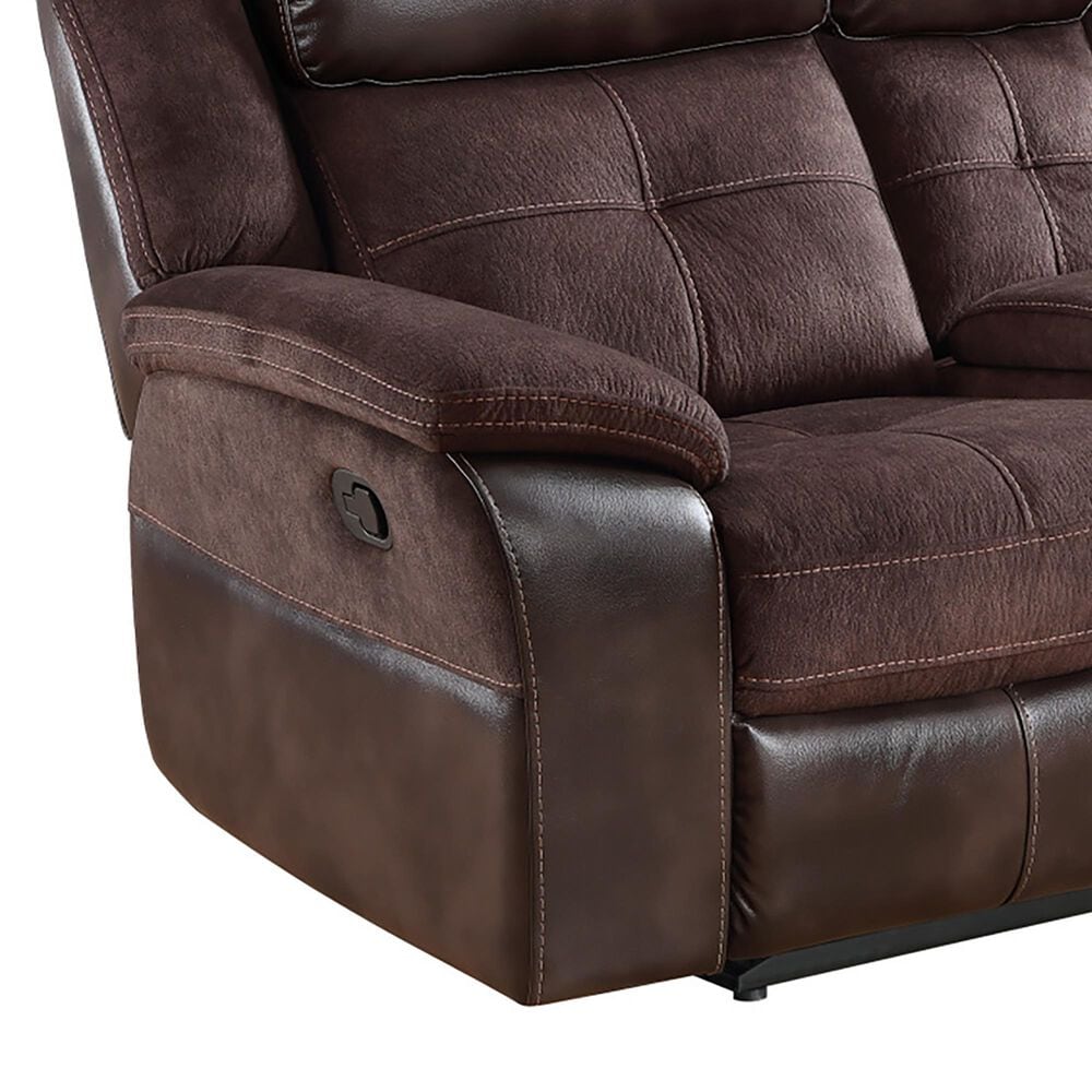 Steve Silver Pueblo Manual Recliner Console in Coffee, , large