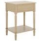 Safavieh Haven Top Drawer End Table in Natural, , large