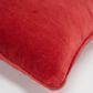Rizzy Home Connie Post Solid 20" Poly Filled Pillow in Coral with Narrow Welt, , large