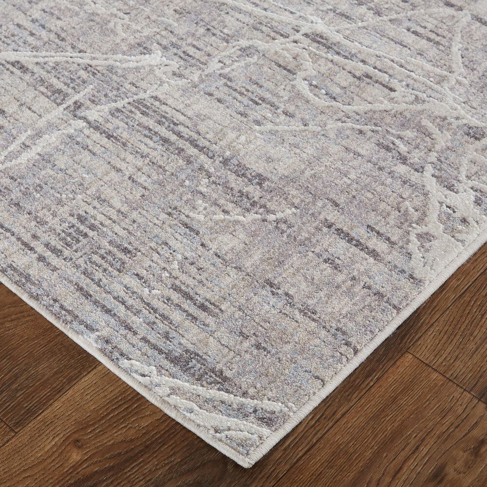 Feizy Lennon 5&#39; x 8&#39; Beige and Ivory Area Rug, , large