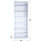 Cal-Baja Furniture DZ 84" Bookcase in White, , large