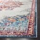 Safavieh Aria Oriental 4" x 6" Ivory and Navy Area Rug, , large
