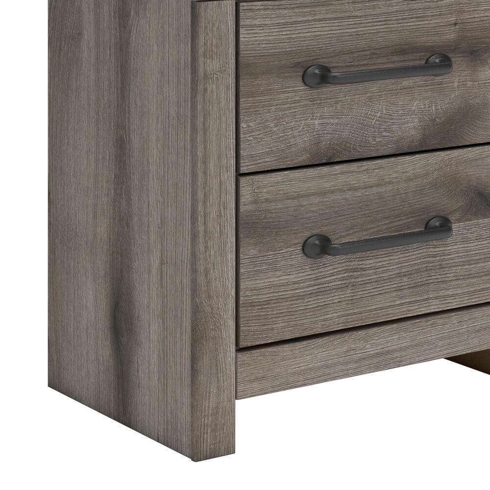 Ashley Graystorm 2-Drawer Nightstand in Weathered Gray, , large