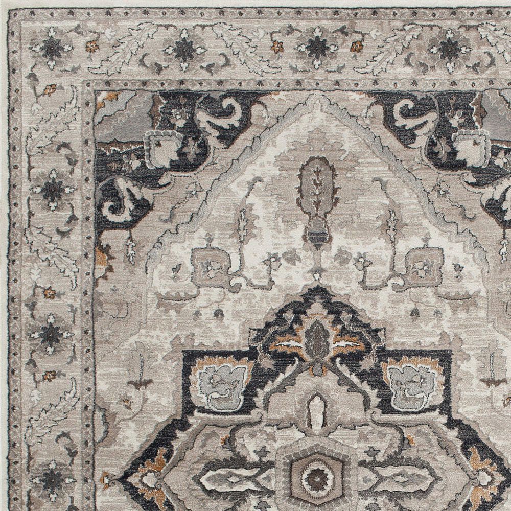 Central Oriental Adore Milla 5&#39; x 7&#39;6&quot; Beige and Orange Area Rug, , large