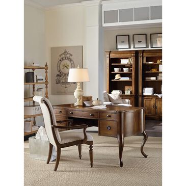 Hooker Furniture Archivist Writing Desk in Dark Wood, , large