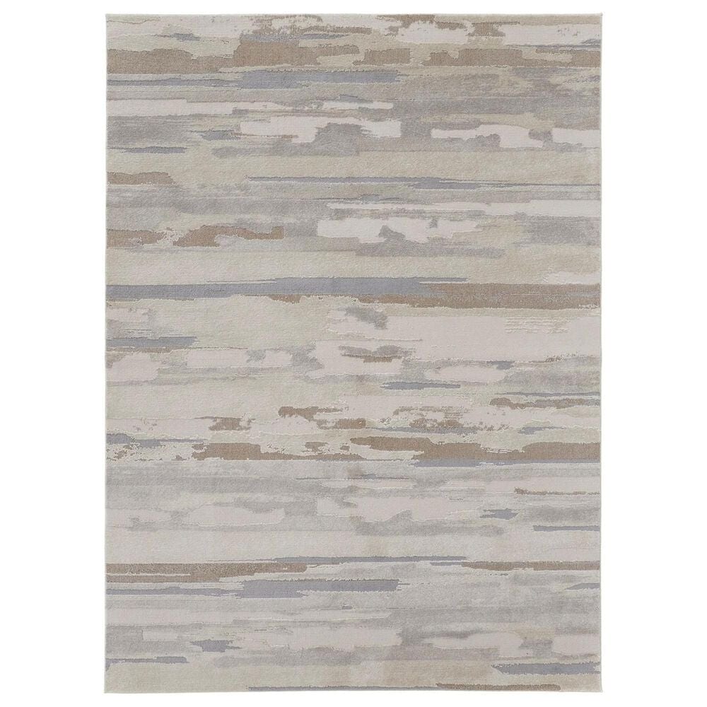 Feizy Vancouver 12" x 15" Ivory Area Rug, , large