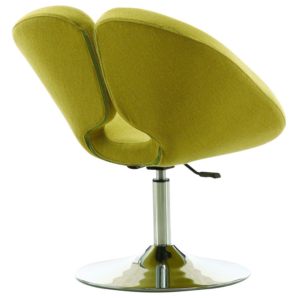 Manhattan Perch Adjustable Swivel Chair in Green, , large
