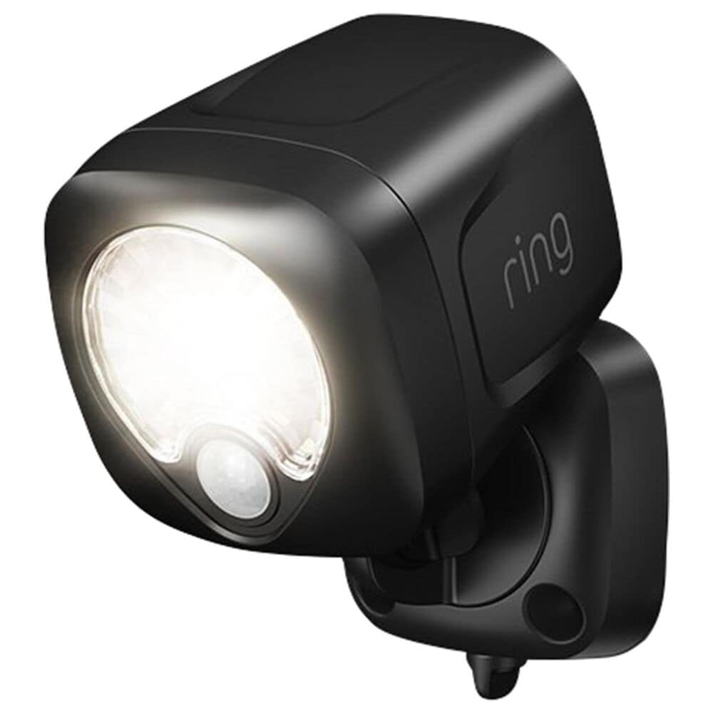 Ring LED Smart Spotlight Battery in Black, , large