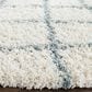 Safavieh Dallas Shag SGD258J-6R 6" Round Ivory/Seafoam Area Rug, , large