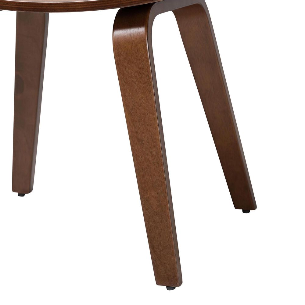 Baxton Studio Billie Side Chair in Walnut Brown, , large