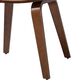 Baxton Studio Billie Side Chair in Walnut Brown, , large