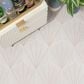 Soho Studio Piaka Beams White 13" x 14" Hexagon Porcelain Tile, , large