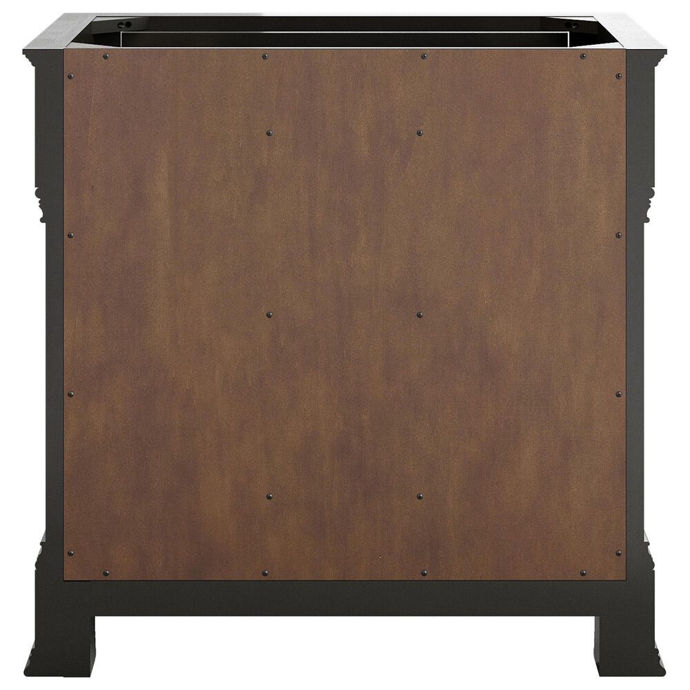 James Martin Vanities Brookfield 36&quot; Single Bathroom Vanity Cabinet in Black Onyx, , large