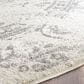 Safavieh Adirondack ADR101B-10R 10" x 10" Ivory/Silver Round Rug, , large