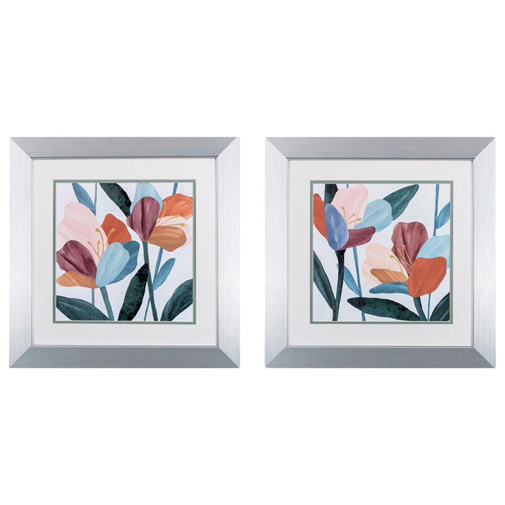 Propac Azalea Joining Wall Art in Blue (Set of 2), , large