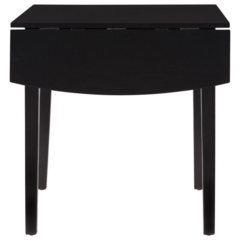 Linon Home Decor Torino Drop Leaf Dining Table in Black - Table Only, , large