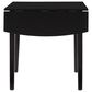 Linon Home Decor Torino Drop Leaf Dining Table in Black - Table Only, , large