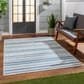 Surya Eagean EAG-2337 Navy, Light Blue, Blue and White 8"10" x 12" Indoor/Outdoor Area Rug, , large