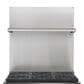 GE Profile 36" Professional 30"-36" Adjustable Height Backsplash with Shelf, , large