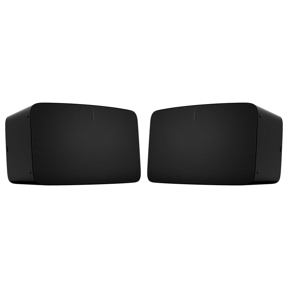 SONOS FIVE Wireless Smart Speaker in Black - Set of 2, , large