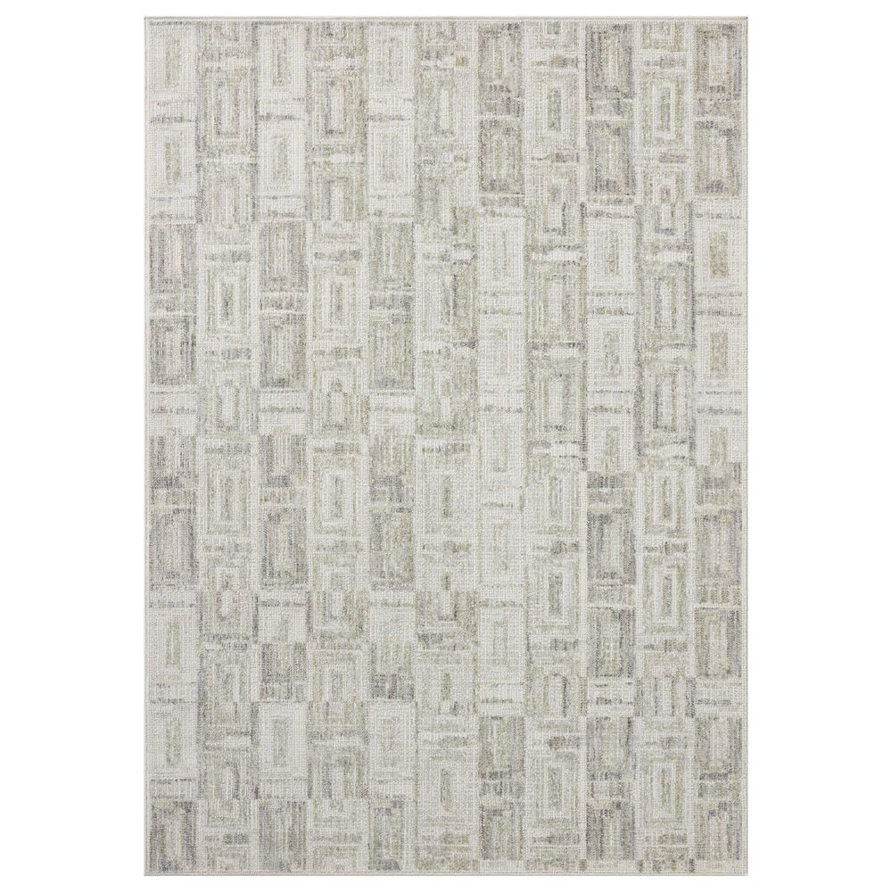 Loloi Roxie Bone and Sage 11"6" x 15" Area Rug, , large