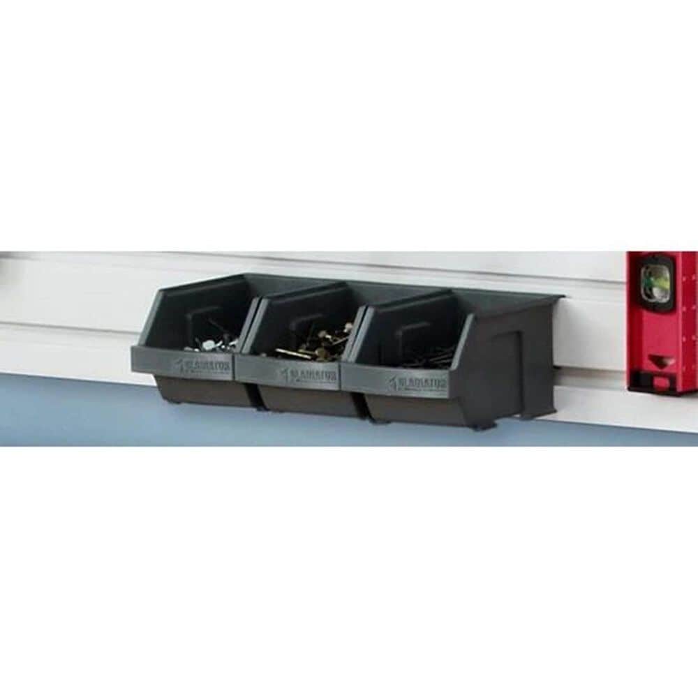 Gladiator 3-Pack Small Item Bins in Charcoal, , large