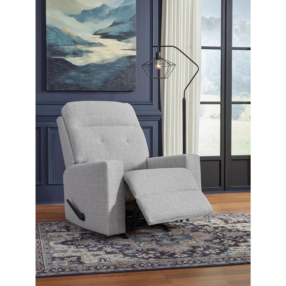 Ashley Skillins Manual Rocker Recliner in Stone, , large
