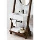 James Martin Vanities Lakeside 30" Single Bathroom Vanity in Mid Century Walnut with Arctic Fall Solid Surface, , large