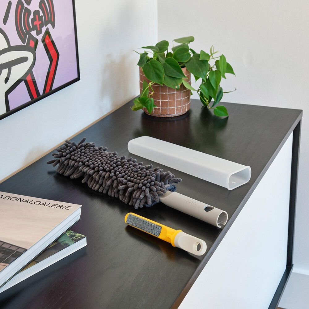Joseph Joseph CleanTech 6-Piece Cleaning Tool Set in Stone, , large