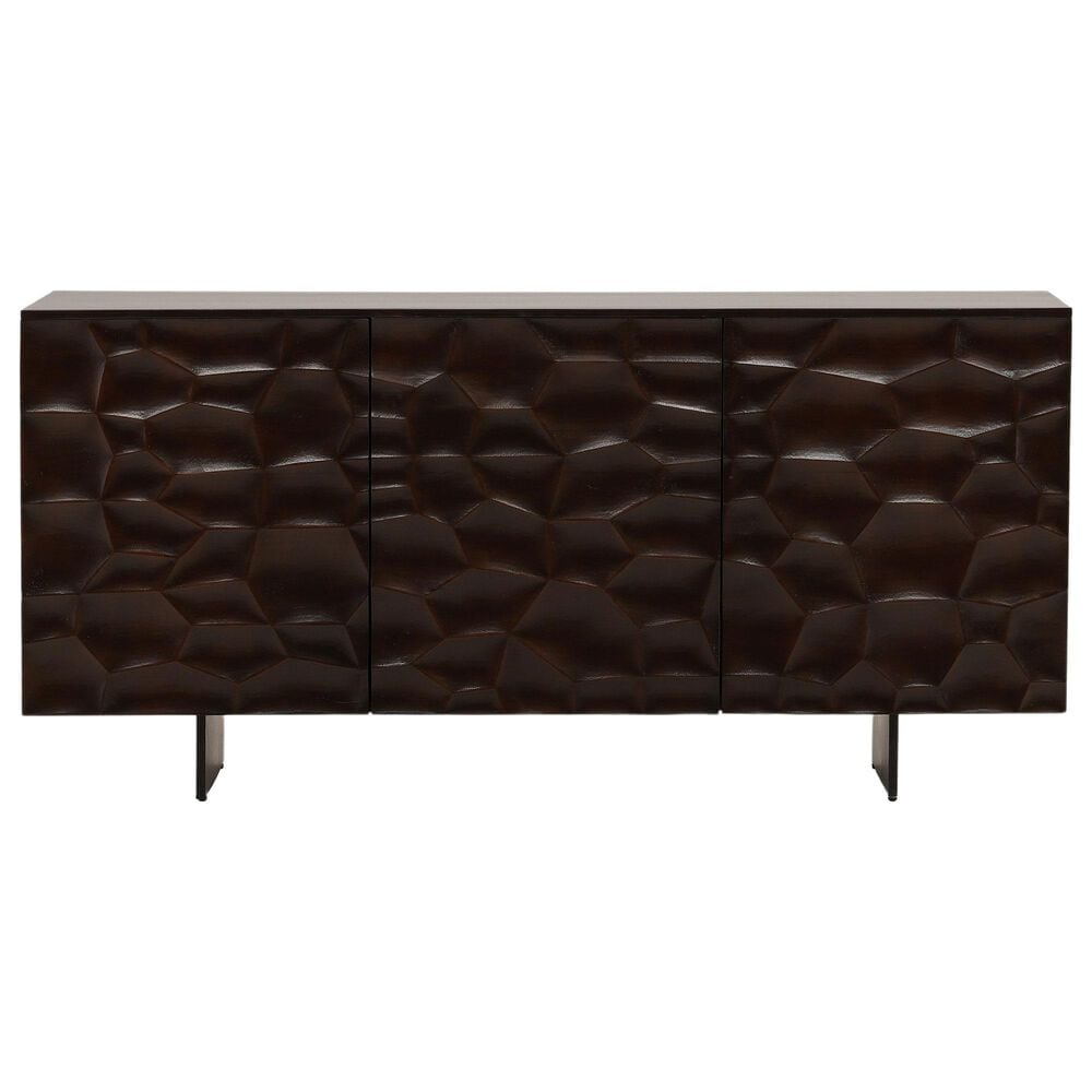 Blue Sun Designs Tavian Sideboard in Dark Brown and Black, , large