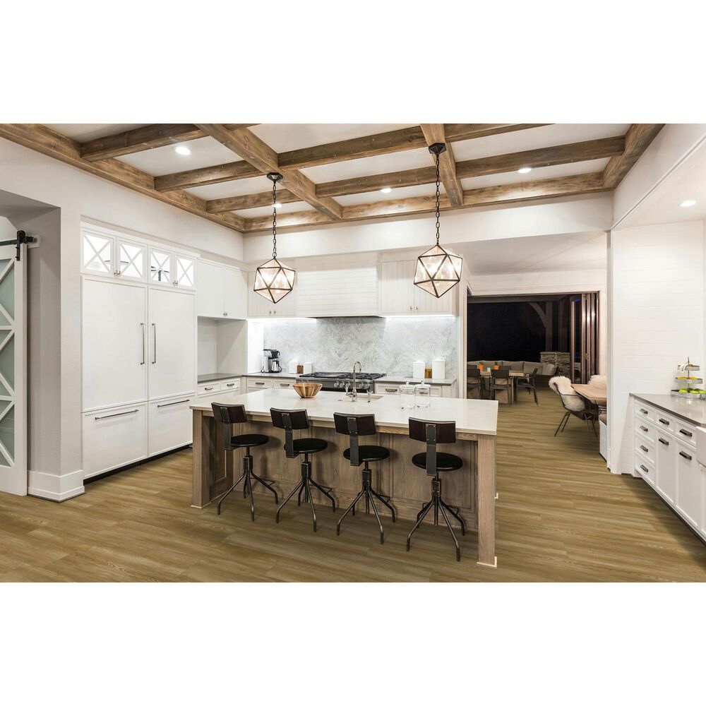 Karastan Curated Grain Acorn 9" x 60" Luxury Vinyl Plank, , large