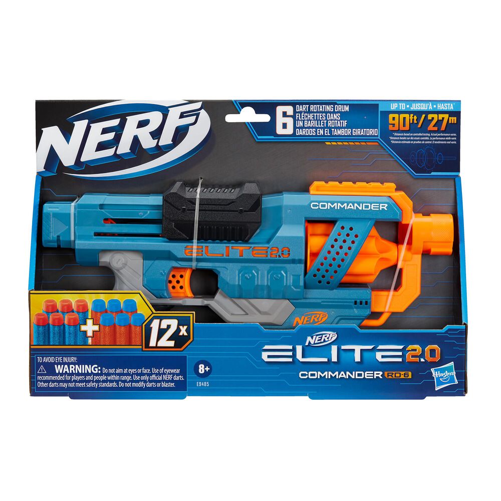 Hasbro Nerf Elite 2.0 Commander RD-6 Blaster, , large