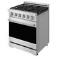Thor Kitchen Gordon Ramsay Series 30" Professional Liquid Propane Range in Stainless Steel, , large