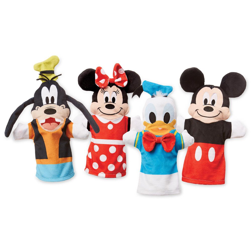 Melissa & Doug Disney Mickey Mouse with Friends Soft - Cuddly Hand Puppets, , large