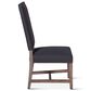 Home Trends & Design Darcy Side Chair with Dark Gray Cushion in Gray Wash, , large