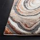 Safavieh Cyrus Shag CYR138A 2"2" x 7"9" Beige and Rust Runner, , large