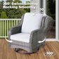 HOMLUX 7-Piece Patio Set in Gray, , large