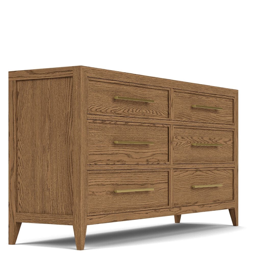Shannon Hills Halbrooke 6-Drawer Dresser in Nutmeg Oak, , large