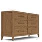 Shannon Hills Halbrooke 6-Drawer Dresser in Nutmeg Oak, , large