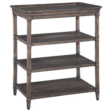 Hekman Lincoln Park 3-Shelf Lamp Table in Gray, , large