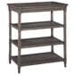 Hekman Lincoln Park 3-Shelf Lamp Table in Gray, , large