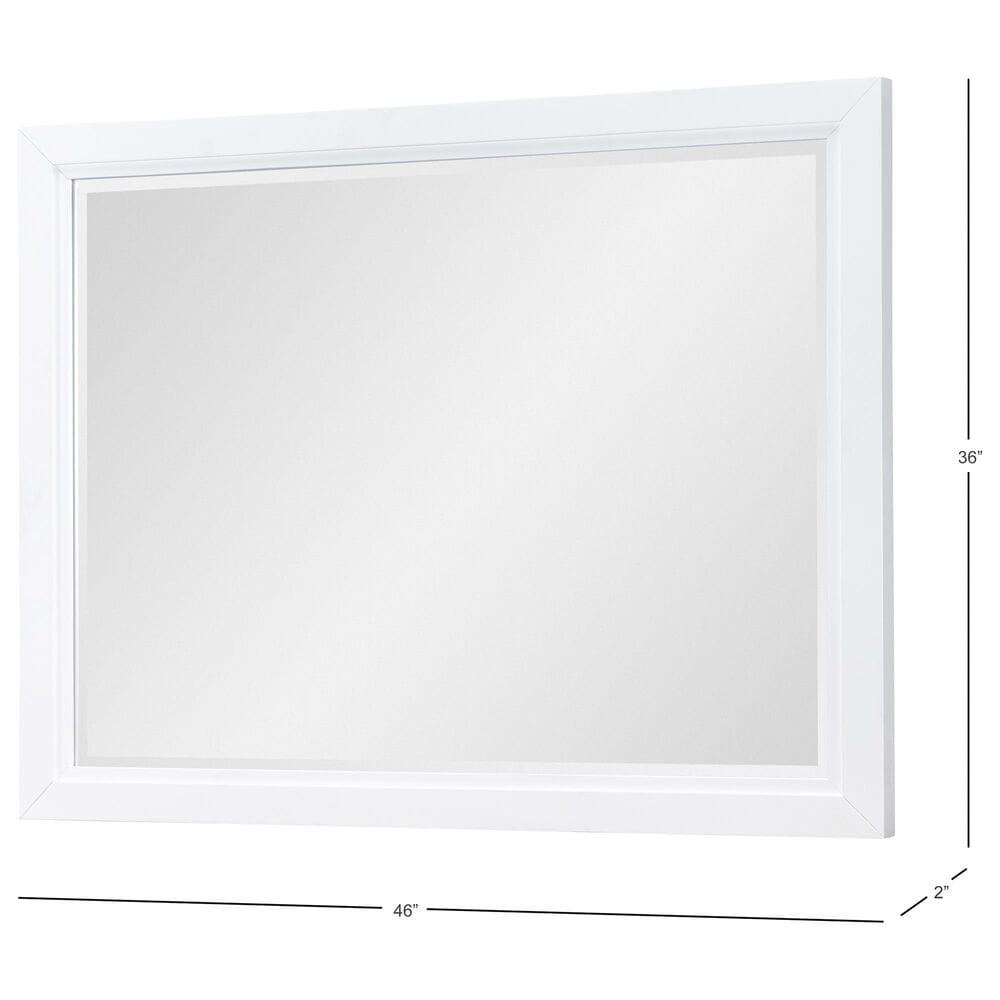 Legacy Classic Franklin Dresser Mirror in Natural White, , large