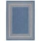 Nourison Horizon HOZ03 Denim 5" x 7" Indoor/Outdoor Area Rug, , large