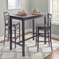 Linon Home Decor Blairmont Bar Stool in Deep Brown Stain, , large