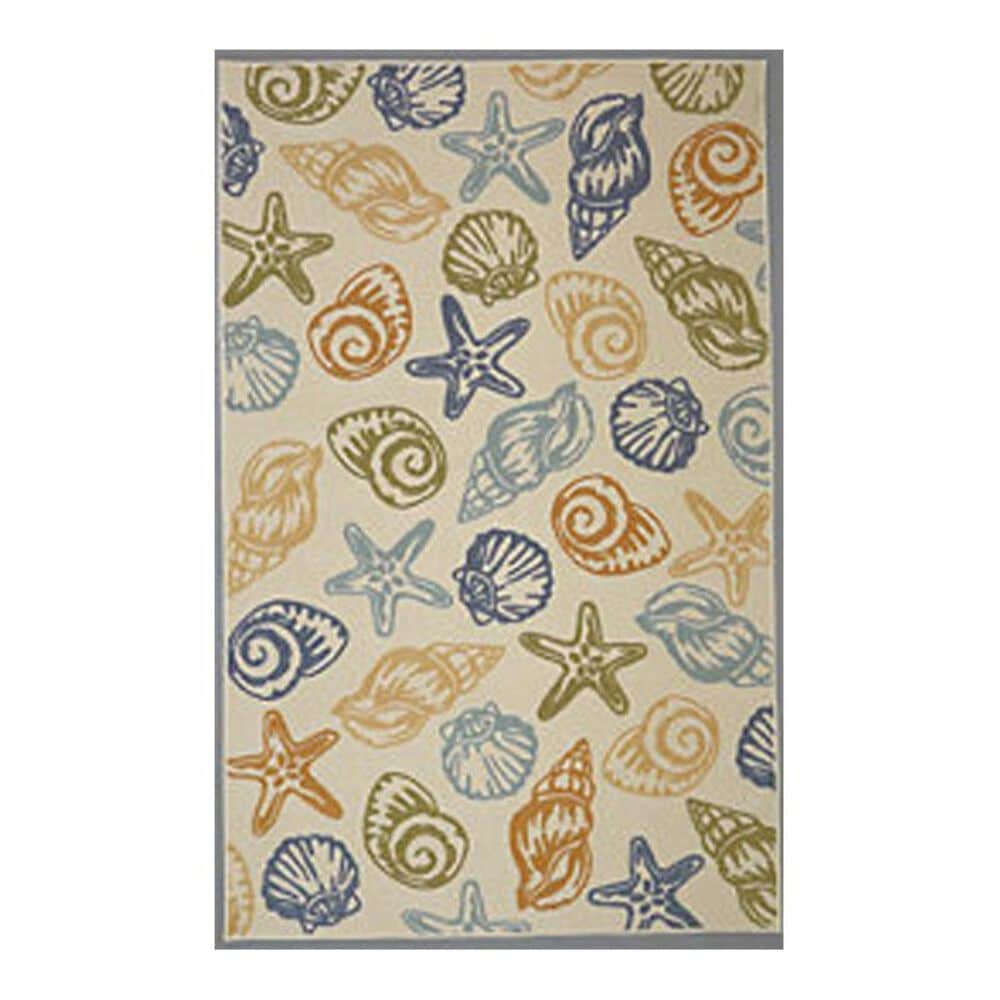 Mohawk Loop Print LOOP-PRINT-SCATTERED-SEASHELLS 8' x 10' Multi Area Rug, , large